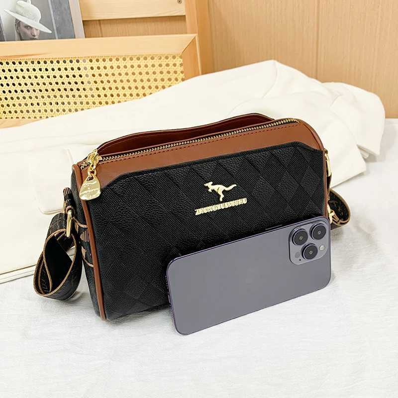 Luxury High Quality Women Messenger Bag Famous Designer Lady Shoulder Bags Fashionable Checkered Trendy Crossbody Bags Bag A Y250315