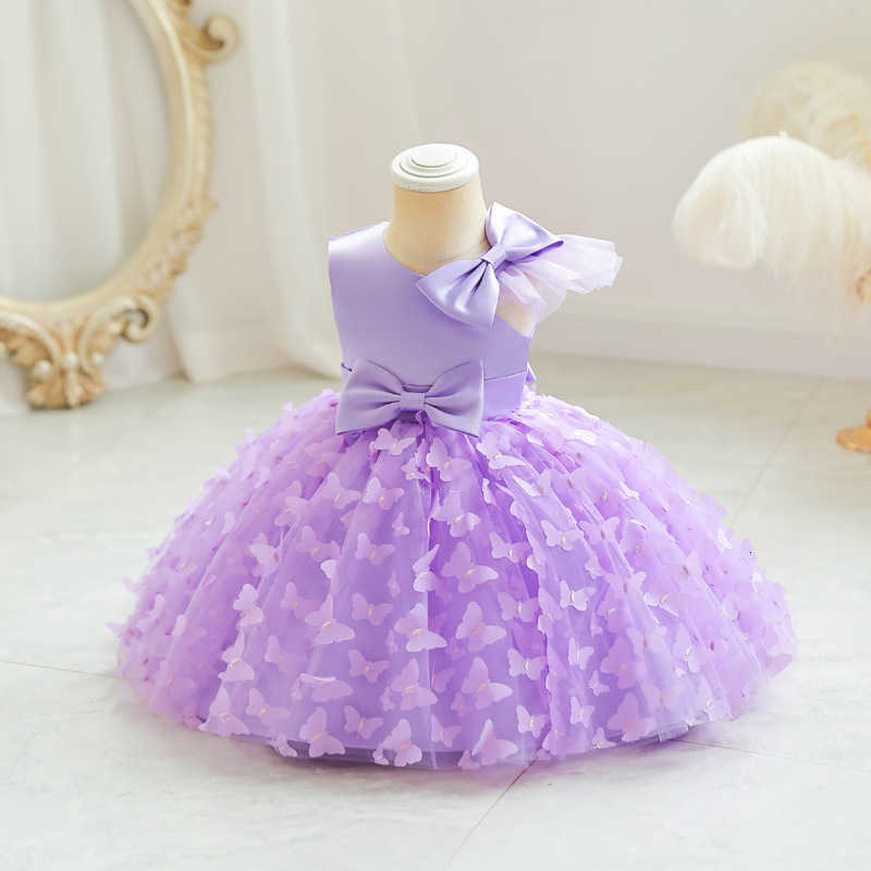 Girl's Dresses Girl's slanted shoulder dress, little host's performance dress, girl's dress, princess dress