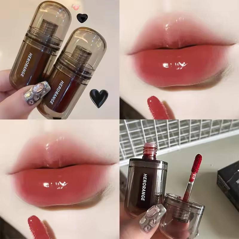 Mini 6 Colors Liquid Lip Gloss Waterproof Non-stick 24 Hours Lasting Watery Velvet Matte Lipstick Lipgloss Korea Cosmetic Makeup