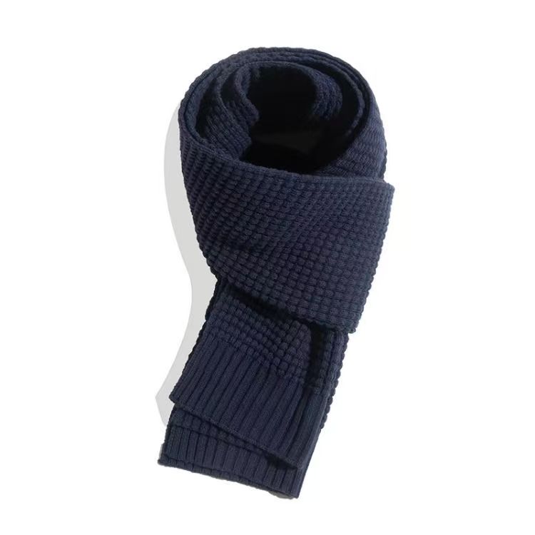 T288 new style gift bow cold-proof neck protection all-match wool knitted small scarf to keep warm