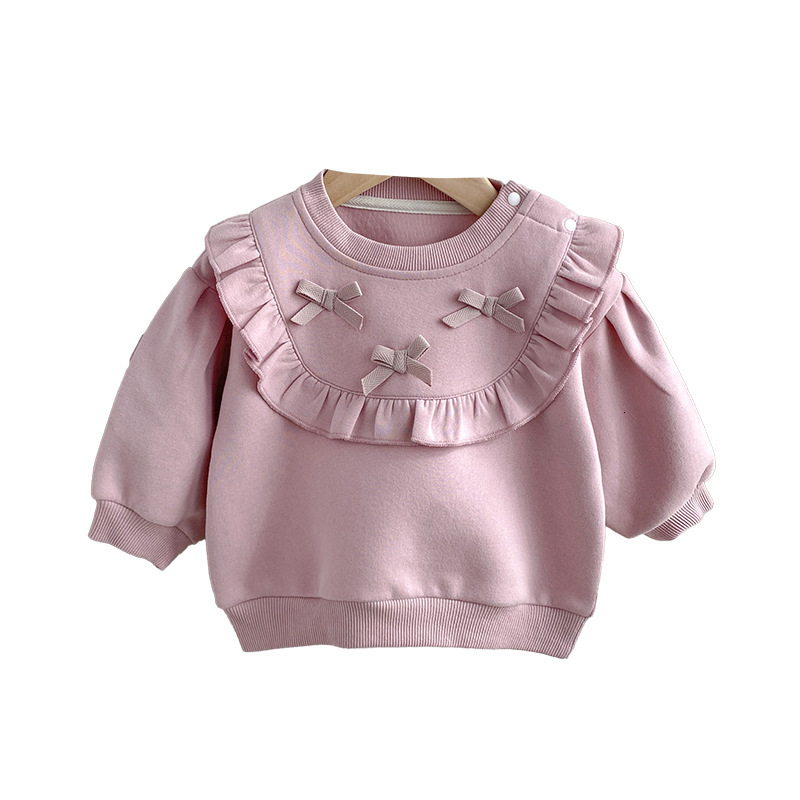 Ddmyshoesvip Baby Hoodies Baby Clothes Female Babies Little Girls And Autumn Seasons One Year Old Fashion Spring Style Western Style Tops