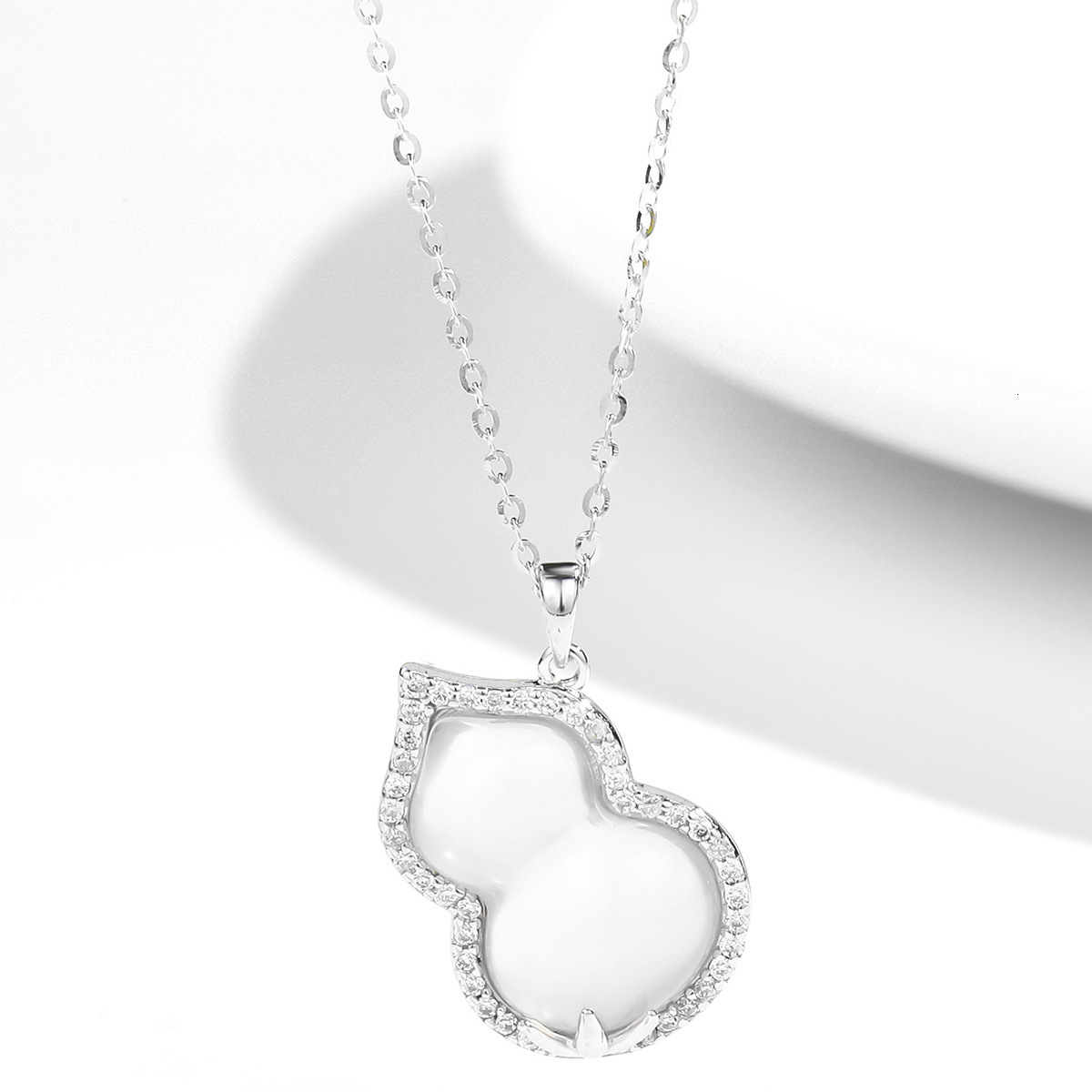 S925 Necklace Women's Net Red Sterling Silver Chalchalet Necklace Japanese And Korean Style Fashion Zircon Small New Follu Clavicle Chain