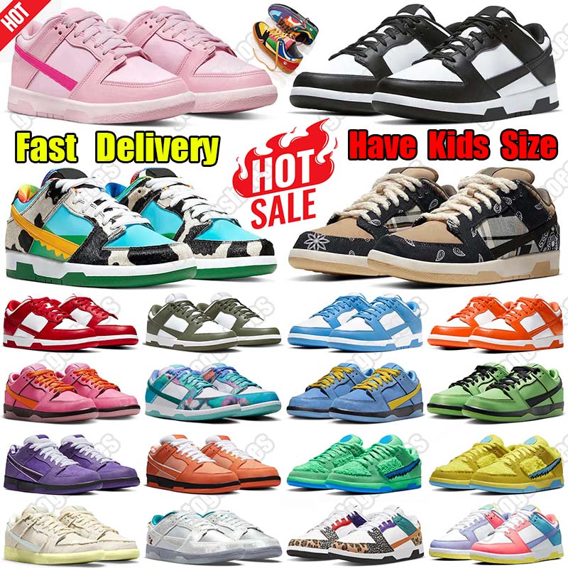 Designer Casual Shoes for Men Women duncks Low Triple Black White Grey Fog orange yellow chaussure Womens Outdoor Sports Shoe Mens Trainers Sneakers