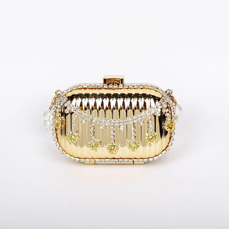 Acrylic Womens Mini Purse Rhinestone Beaded Crossbody Bag with Coin Pocket Lipstick Organizer Sparkling Evening Clutch 250311