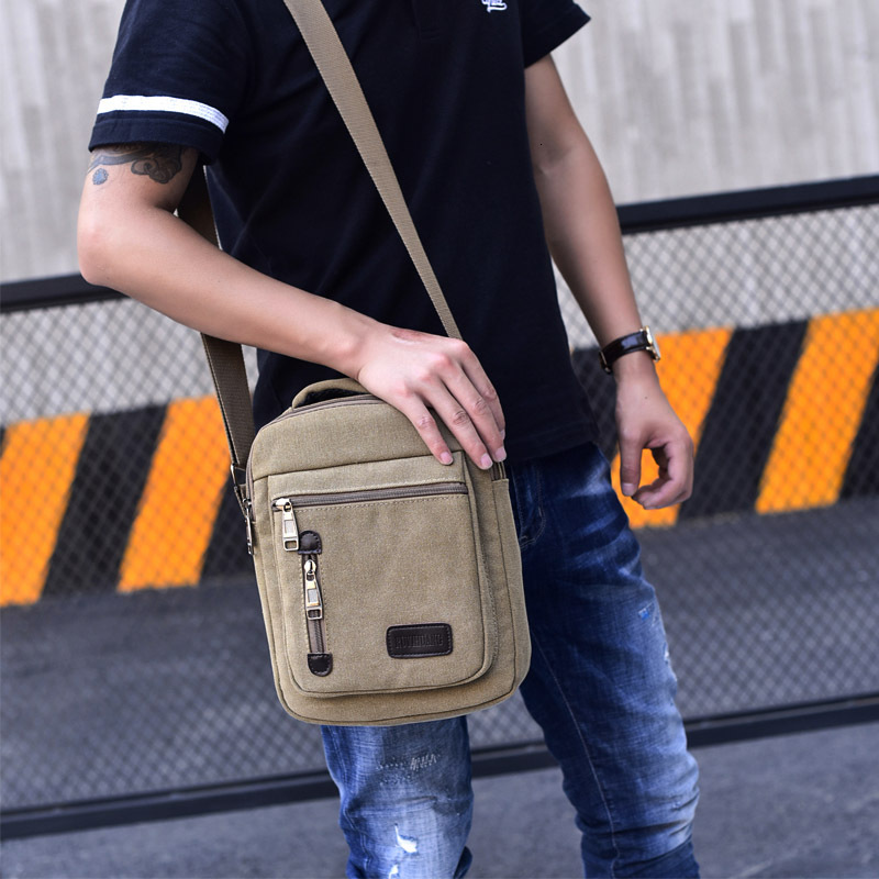 backpack Crossbody Canvas Multi compartment Handheld Leisure Travel Business Single Shoulder Fashion Men's designer bag