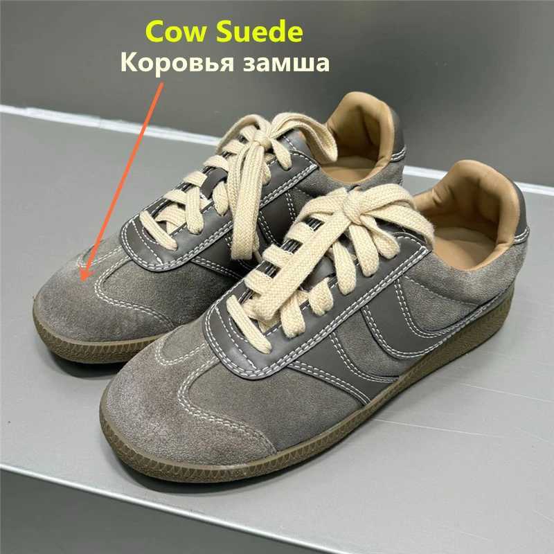 MORAZORA 25 Colors Luxury Women Sneakers Lace Up Retro Cow Suede Leather Flat Sneakers four seasons Casual Flat Shoes Y250315