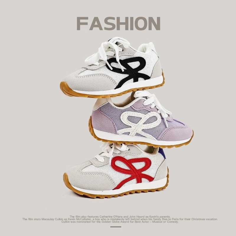 Athletic Outdoor sports 2025 Spring and Autumn new Girls Forrest Gump Big childrens casual white Board shoes C260130