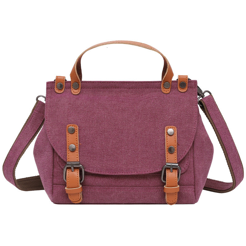 Canvas backpack for women, Korean version versatile casual crossbody, trendy women's fashion handbag, shoulder designer