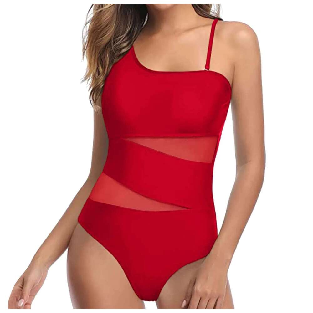 Women's two-piece swimsuit, sexy, solid color, friendship, high waisted underwear, European style, new collection 2024
