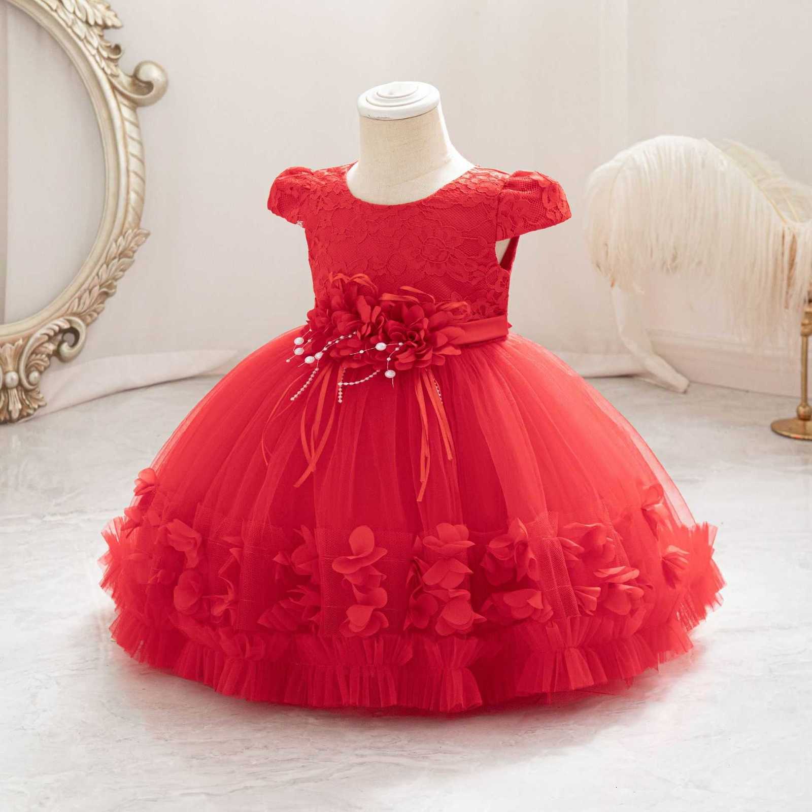 Girl's Dresses 2024 New High Quality Girls' Dress Evening Dress Princess Dress Year End Flower Girl Dress