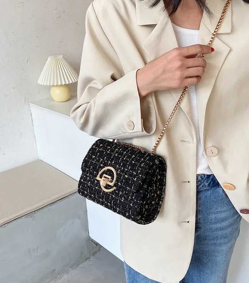 New Woven Tweed Bag Womens Cumka Luxury Designer Handbag High Quality Replicas Brand Y2K Purse for Ladies and Girl Shop Y250315
