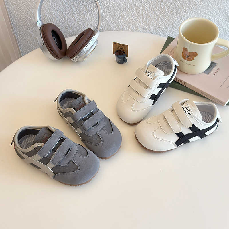 Athletic Outdoor Forrest Gump 2025 Spring and Autumn Season Childrens Little White Boys Casual Girls Sports Shoes Soft C260130