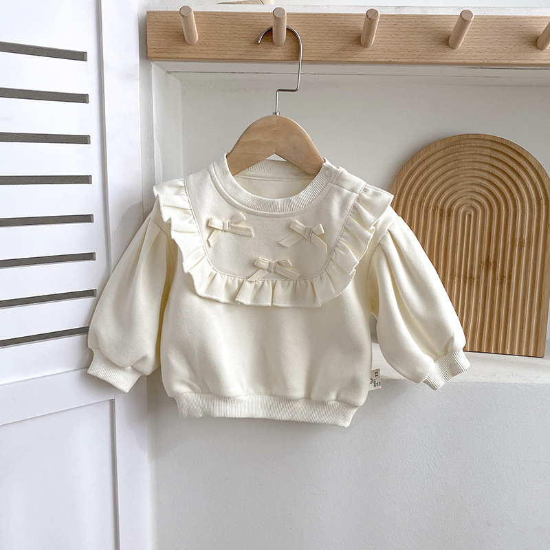 Ddmyshoesvip Baby Hoodies Baby Clothes Female Babies Little Girls And Autumn Seasons One Year Old Fashion Spring Style Western Style Tops