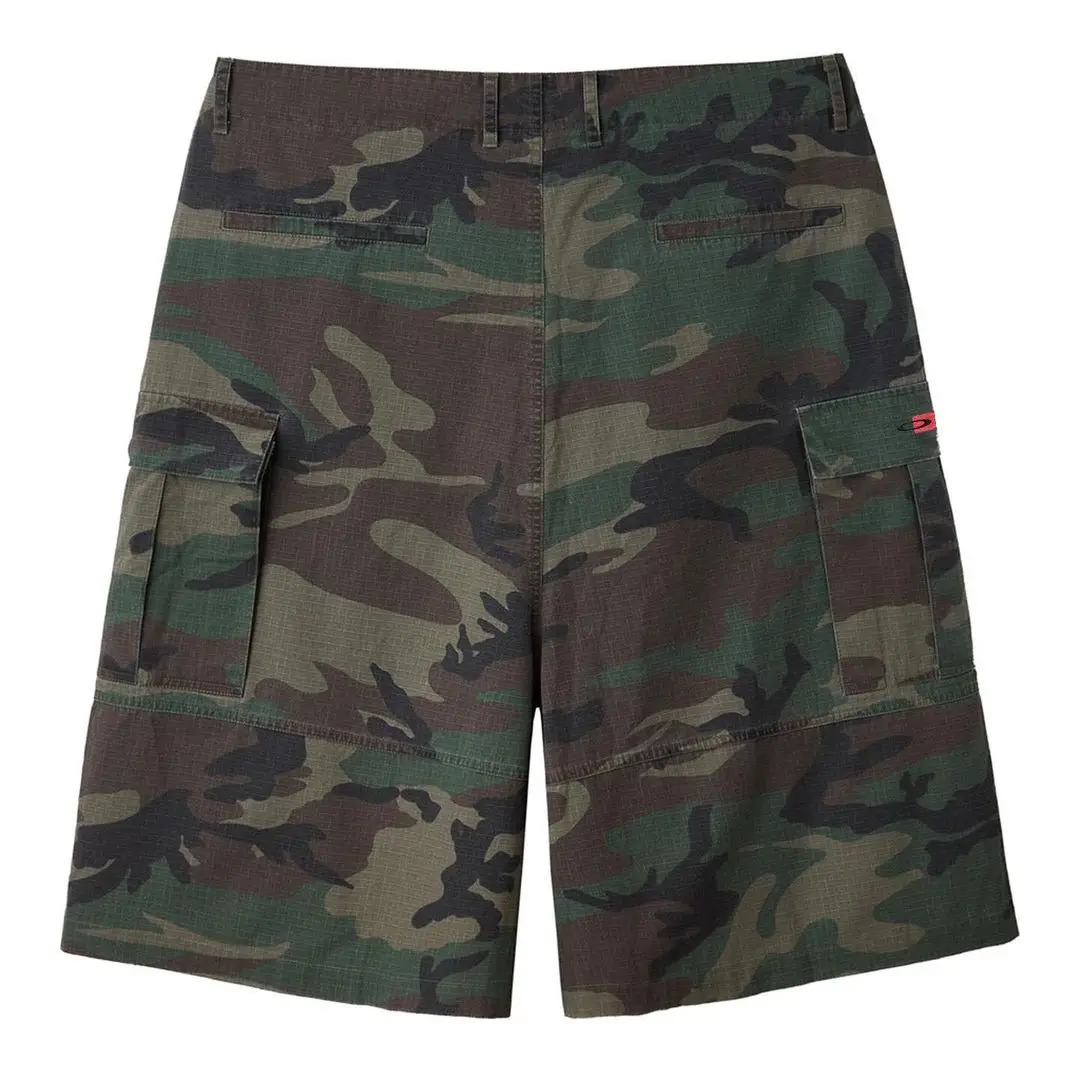 Harajuku mens hip-hop Y2k mens clothing fashion camouflage pattern street pants low waist loose gym shorts 250314