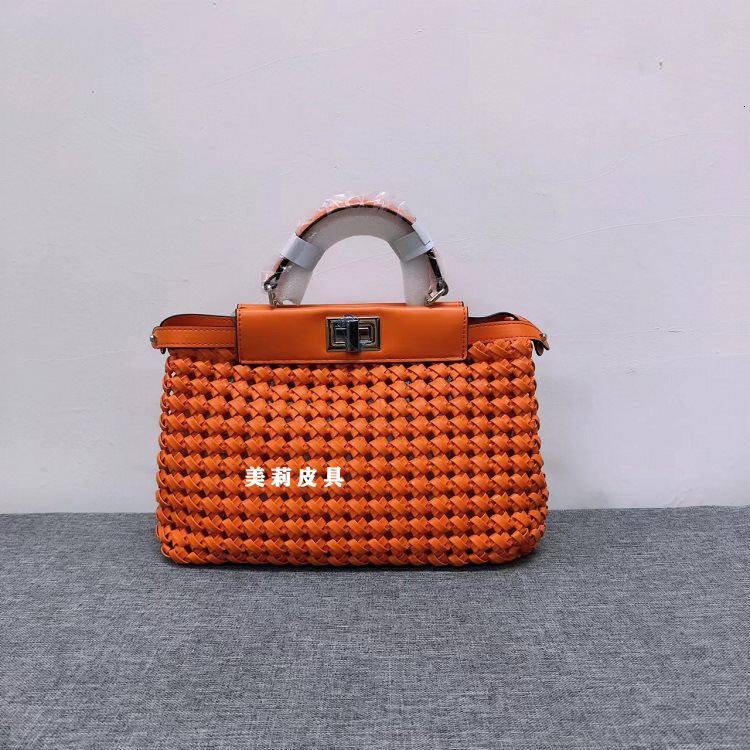 Hollow Niche Design, Fashionable Handbag, Hand Woven Kelly Bag, Crossbody Bag