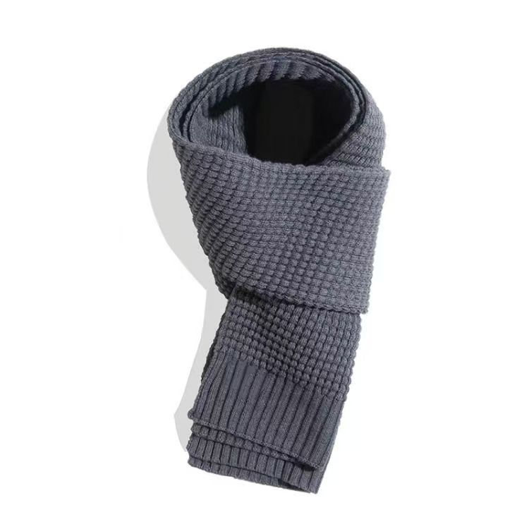 T288 new style gift bow cold-proof neck protection all-match wool knitted small scarf to keep warm