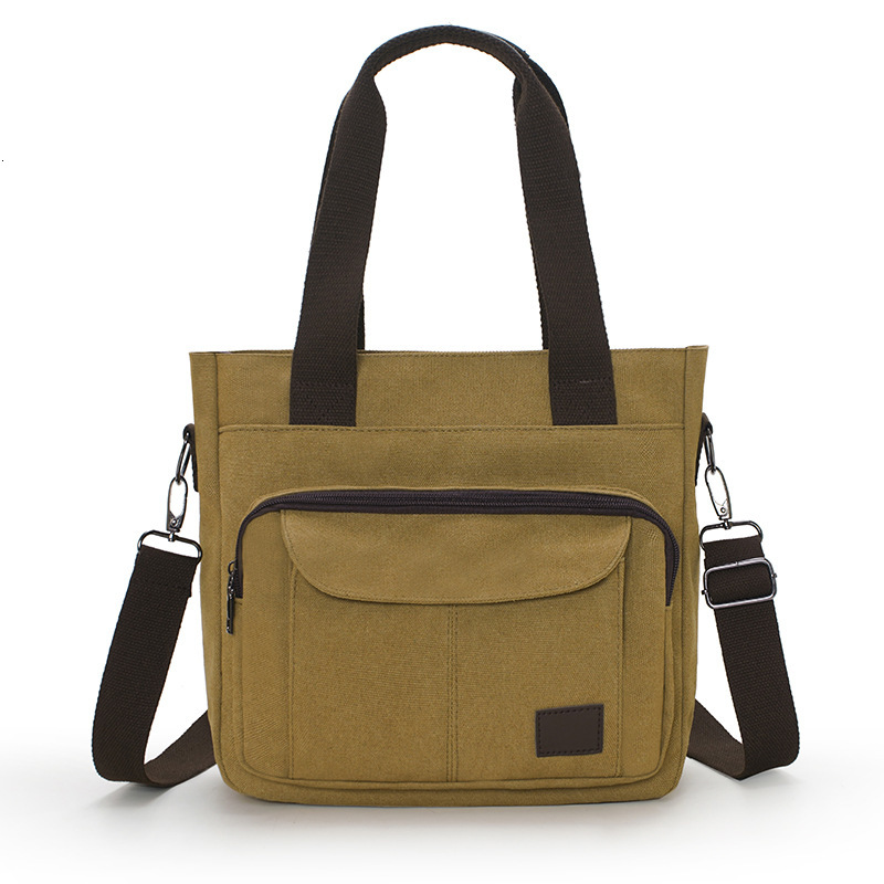 Fashionable backpack and casual canvas women's portable one shoulder crossbody, commuting large capacity multi compartment bag designer bag