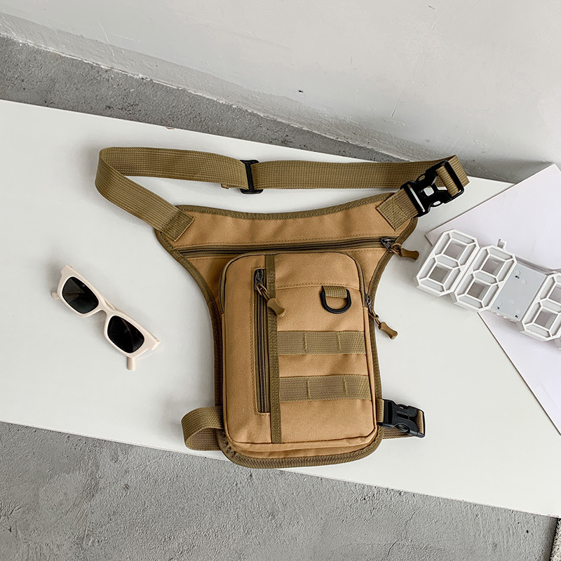 Outdoor backpack cycling and mountain climbing multifunctional leg motorcycle men's leisure crossbody, sports waist bag designer bag