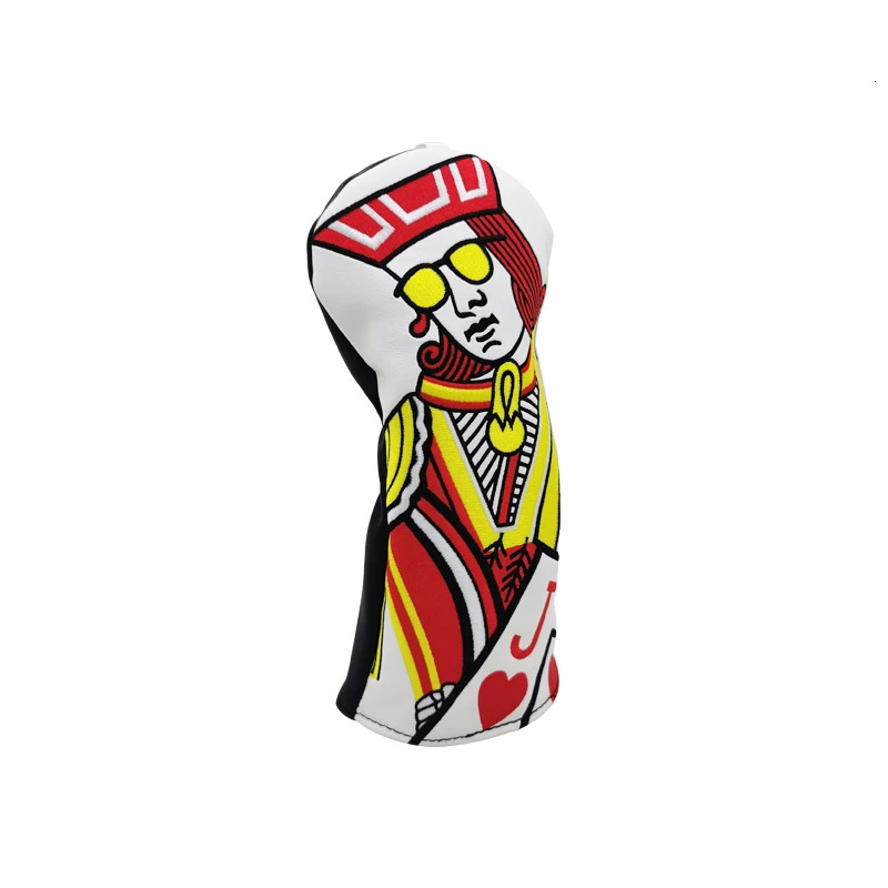 JQK Golf Club #1 #3 #5 Wood Headcovers Driver Fairway Woods Cover PU Leather High quality Putter Head Covers 250314