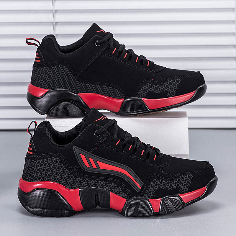 Men Leather Sneakers 2025 New Fashion Waterproof Designer Shoes Youth Outdoor Sport Running Shoes