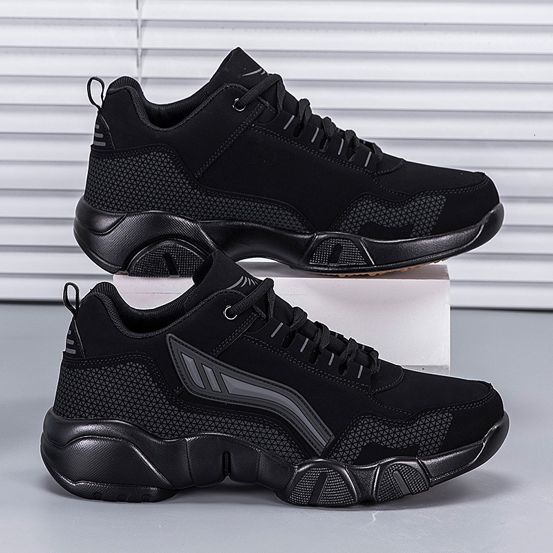 Men Leather Sneakers 2025 New Fashion Waterproof Designer Shoes Youth Outdoor Sport Running Shoes
