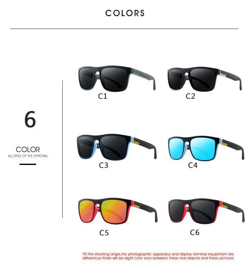 1-2PC square polarized sunglasses anti glare sunglasses used for summer parties vacation trips driving and fishing W250315