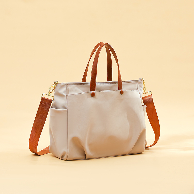 Computer Women's 2024 New Niche High-End Feeling Handbag Shoulder Tote Bag Large Capacity Crossbody Travel Briefcase