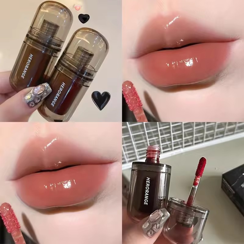 Mini 6 Colors Liquid Lip Gloss Waterproof Non-stick 24 Hours Lasting Watery Velvet Matte Lipstick Lipgloss Korea Cosmetic Makeup
