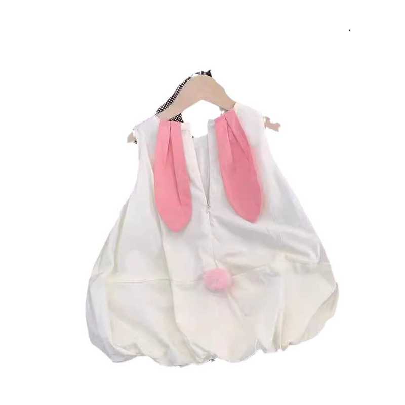 Girl's Dresses 2024 Summer New Fashionable Baby Princess Flower Bud Skirt Girls' Dress Summer Thin Children's Dress