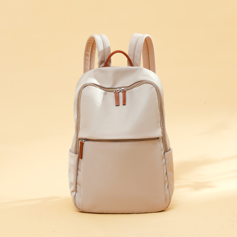 Shoulder For Women 2024 New Oxford Cloth Simple College Student Backpack Lightweight Large Capacity Travel Business Computer Bag