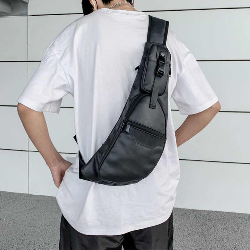 Outdoor high-capacity chest sports shoulder crossbody designer bags men's travel backpack, multi compartment waterproof cycling bag