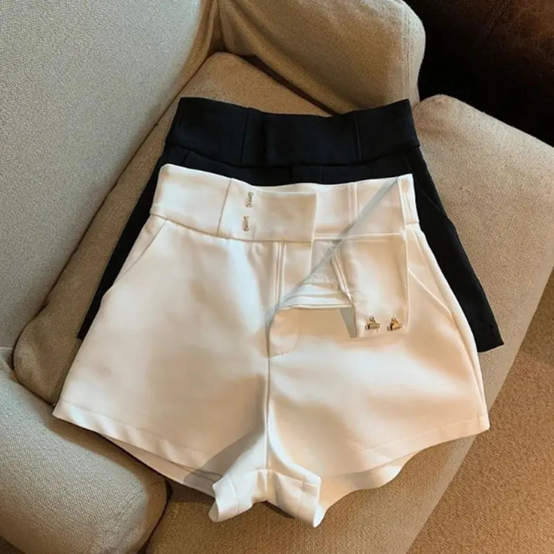 Women Shorts T2 Black Shorts Women Harajuku Elegance High Waisted Shorts A Line Slim Casual Girl Straight Pants Sexy 250314