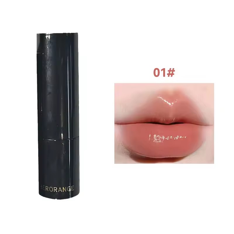 HERORANGE~ Low Saturation Light Lipstick Multi-purpose Stick Moisturizing White Natural Holding Mirror lipstick