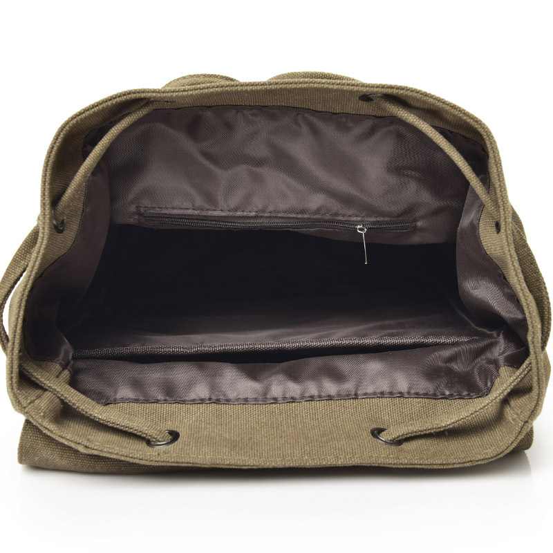 Fashion trend men and women, casual canvas travel backpack for high school students designer bag