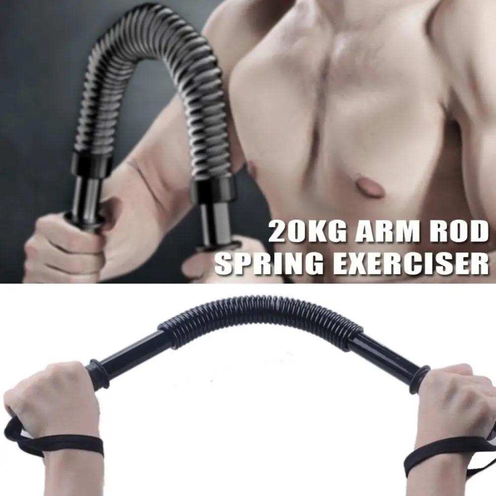 Arm Chest Strength Training Spring Power Twister Bar Developer Sport Tools Men 20KG Hosue Adult Exercise Office Unisex Fitn Z9O5 250314