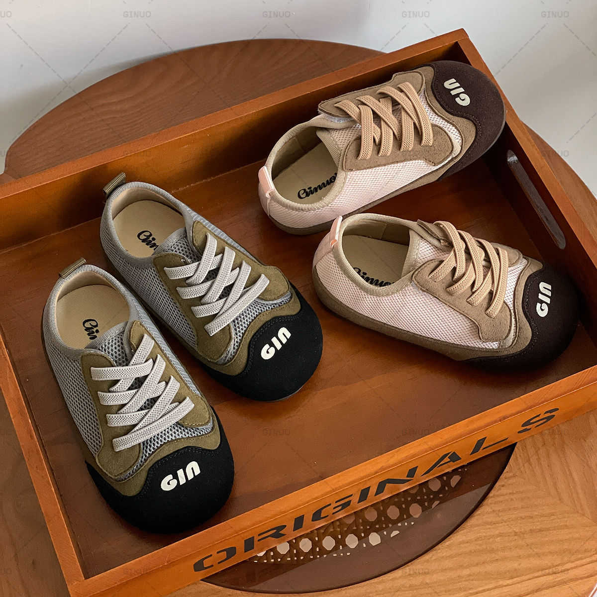 Athletic Outdoor 18-30 Childrens board shoes Spring and Autumn boys walking shoes Girls mesh shoes Soft soled baby shoes Casual shoesY250314WEXM