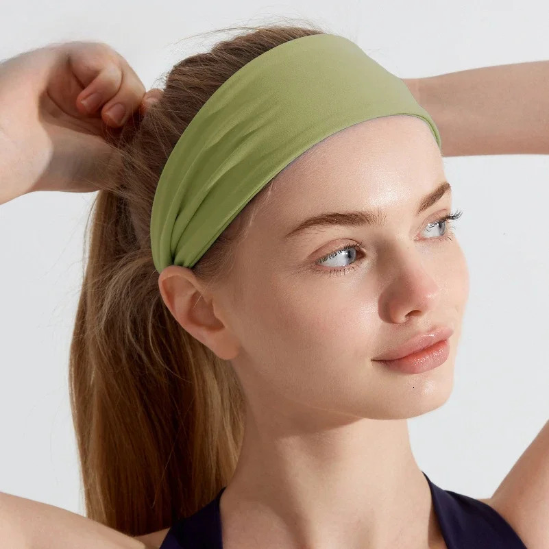 Summer High Elasticity Breathable Yoga Fitness Headbands Moisturizing Headbands Sports Running Headbands 250314