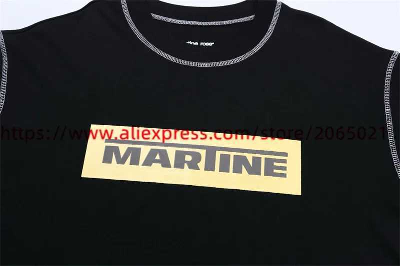 Men's T-Shirts Yellow Box MARTINE ROSE T Shirt Men Women T-Shirt Tops Tee J250312