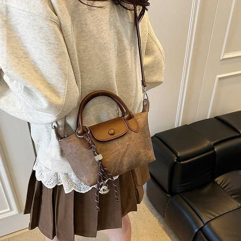 Premium Vintage-Inspired Crossbody Bag - Luxury Designer Tote With Superstar Minimalist Style Solid Colors Y250315