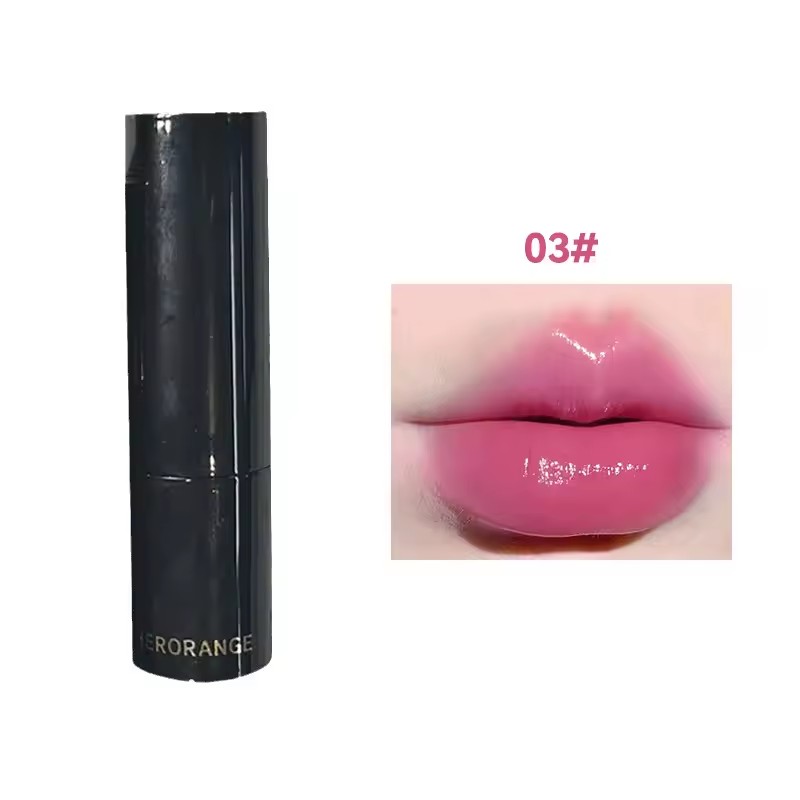 HERORANGE~ Low Saturation Light Lipstick Multi-purpose Stick Moisturizing White Natural Holding Mirror lipstick