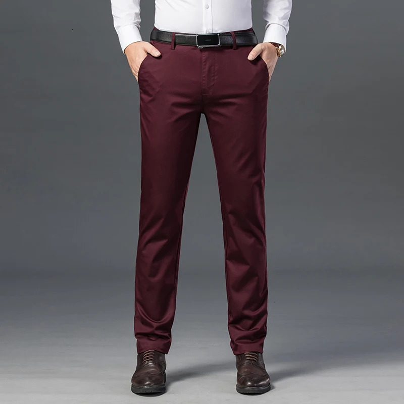 Mens Pants Fashion Matching Casual Men 250313