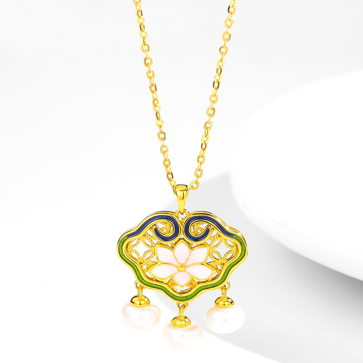 S925 Silver Necklace For Women 2025 New Fashion Designer Safe Lock Collarbone Chain Jewelry