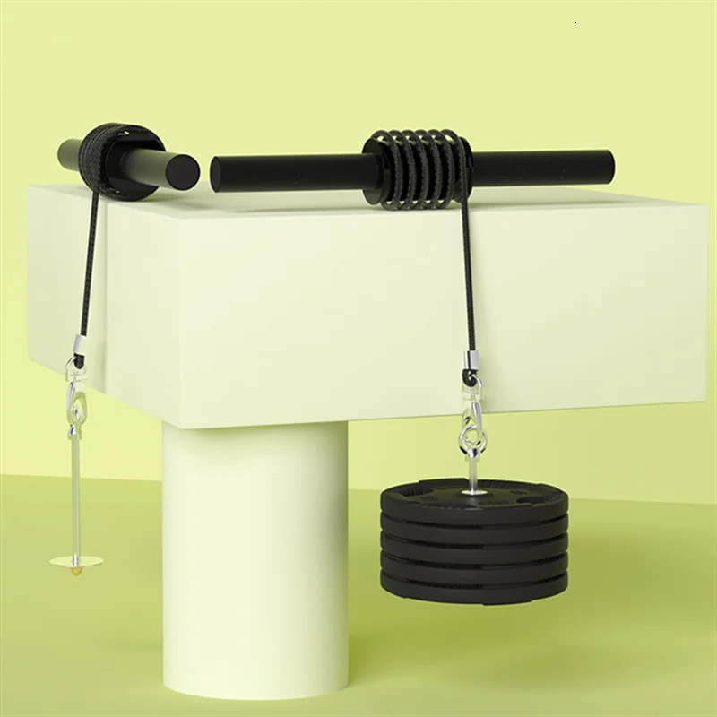 Fitness Forearm Trainer Strengthener Gym Hand Gripper Strength Triceps Exerciser Weight Lifting Rope Waist Roller Power Stick 250314