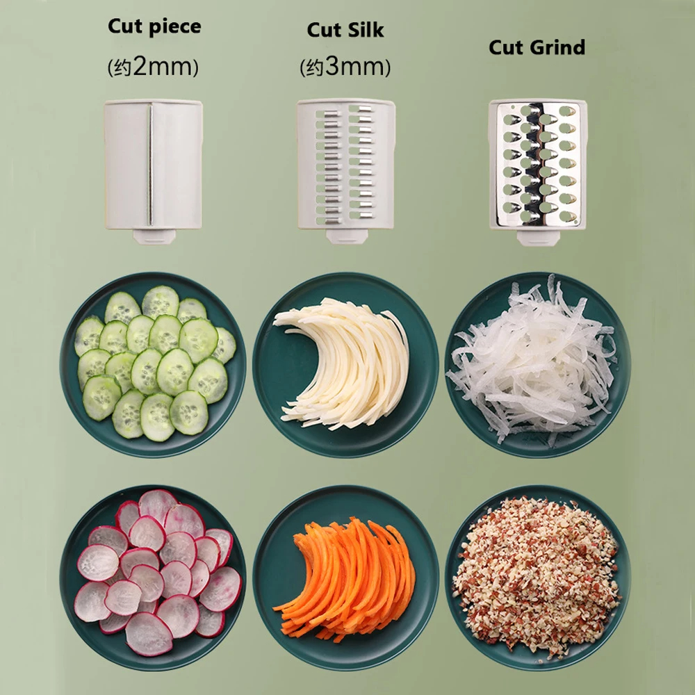 Stainless steel multifunctional vegetable cutter household vegetable cutter potato shredder kitchen slicer shredder