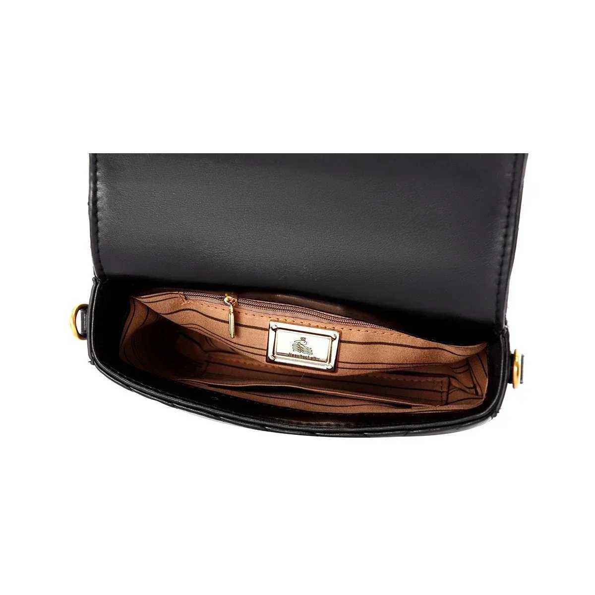 Womens cross shaped bag is fashionable and retro 2024 new shoulder bag trend Korean small square womens bag Y250315