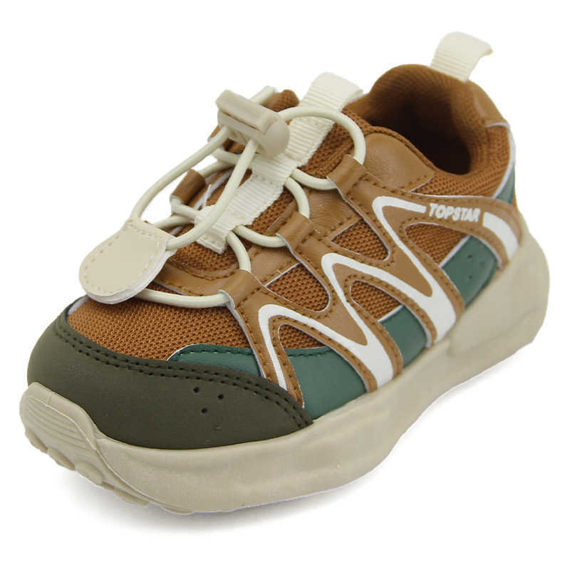 Athletic Outdoor TS One Step Childrens Shoes Childrens Sports Shoes Mesh Breathable 2025 Spring Edition Girls Dad Shoes Boys Baby ShoesY250314355C