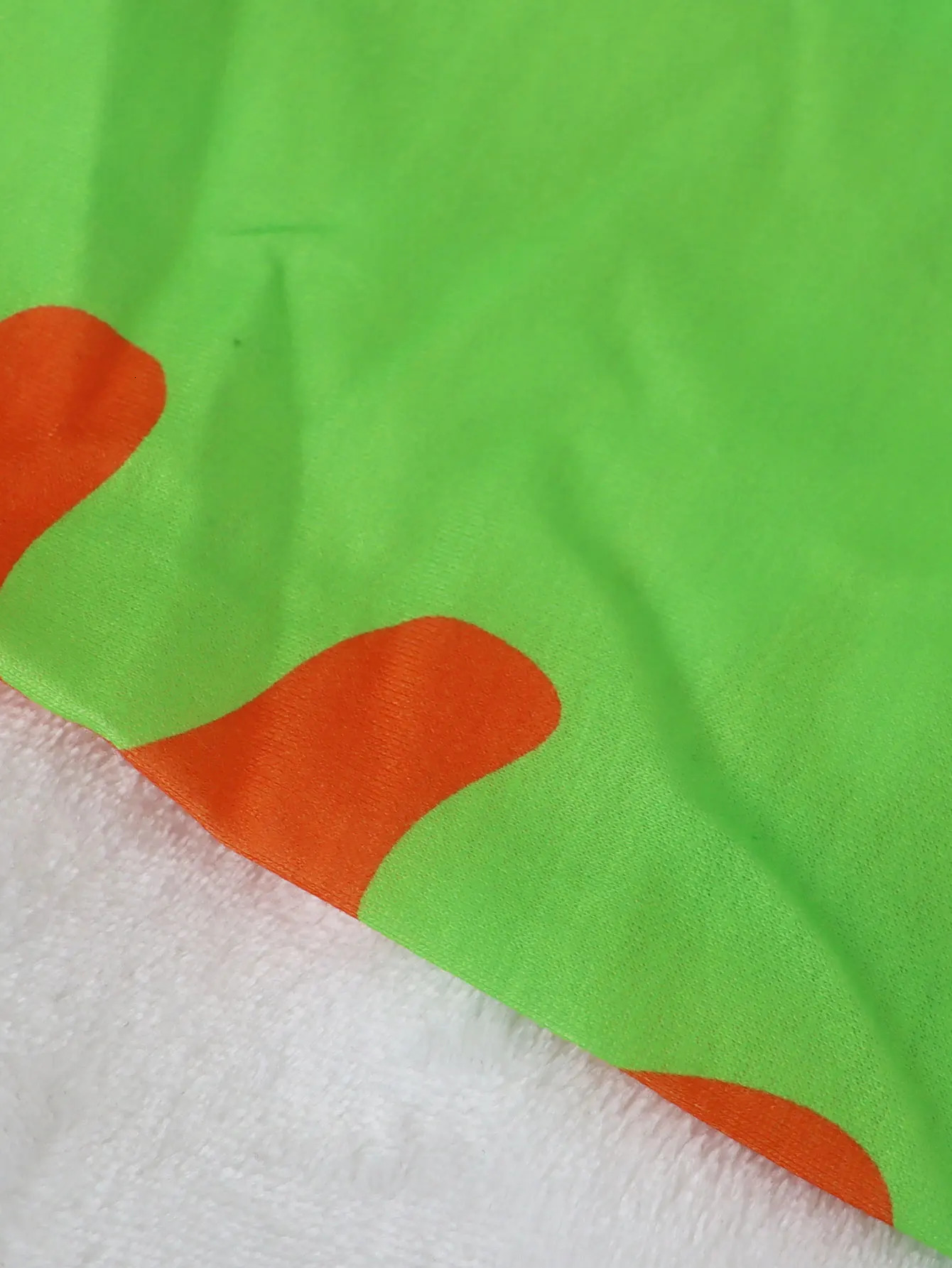 Trendy Neon Green Sweatpants with Cartoon Prints | Comfortable Stylish Joggers for Casual Wear Elastic Waist Soft Fabric 250313