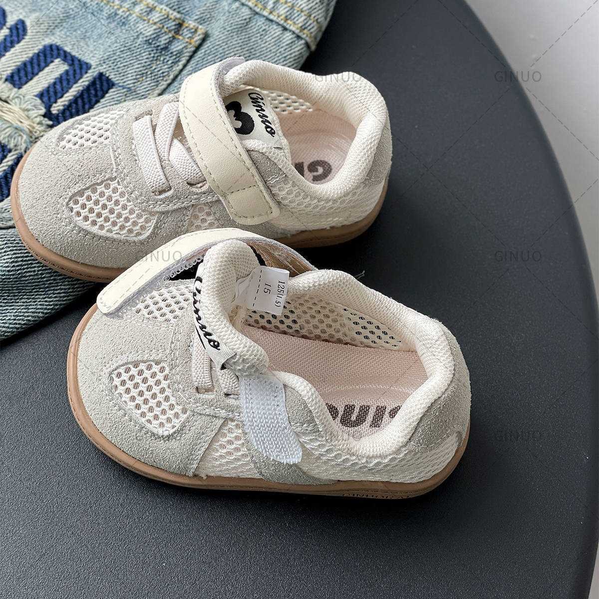 Athletic Outdoor 15-30 Baby spring and summer baby walking shoes soft soled breathable mesh shoes girls board shoes boys sports shoesY25031430JE
