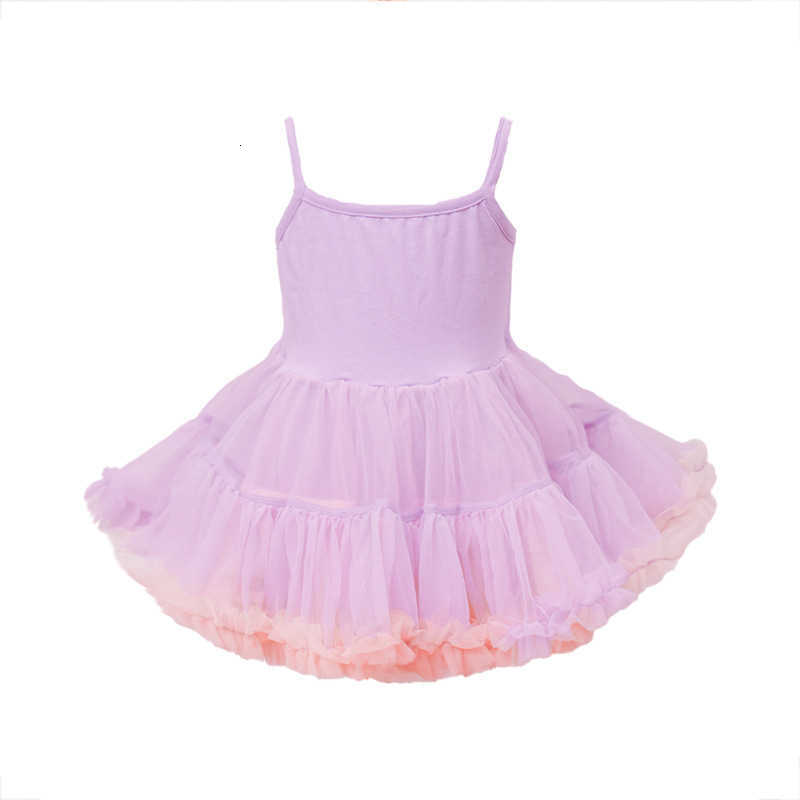 Girl's Dresses Girls' Summer New Style Little Girl Strap Skirt Rainbow Cute Puff Skirt Sweet Princess Skirt