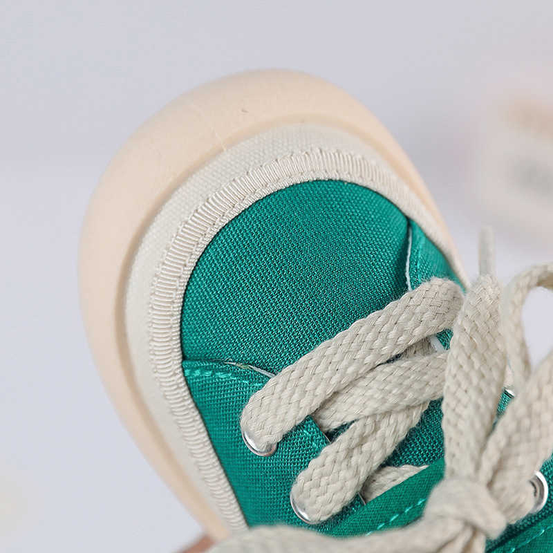 Athletic Outdoor JPF2286 Korean version childrens canvas shoes boys black lace up soft soled shoes girls spring and autumn new style childrens shoesY2